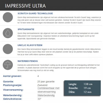 Quick-step Impressive Ultra - Gebrande planken
