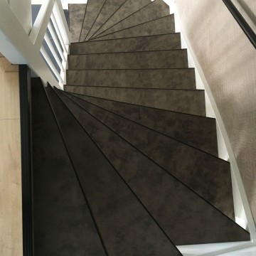 Slate leather basalto 1